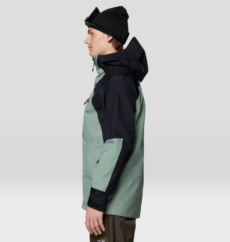 Men's Boundary Ridge GORE-TEX Jacket, Color: Wet Stone, Black, image 5