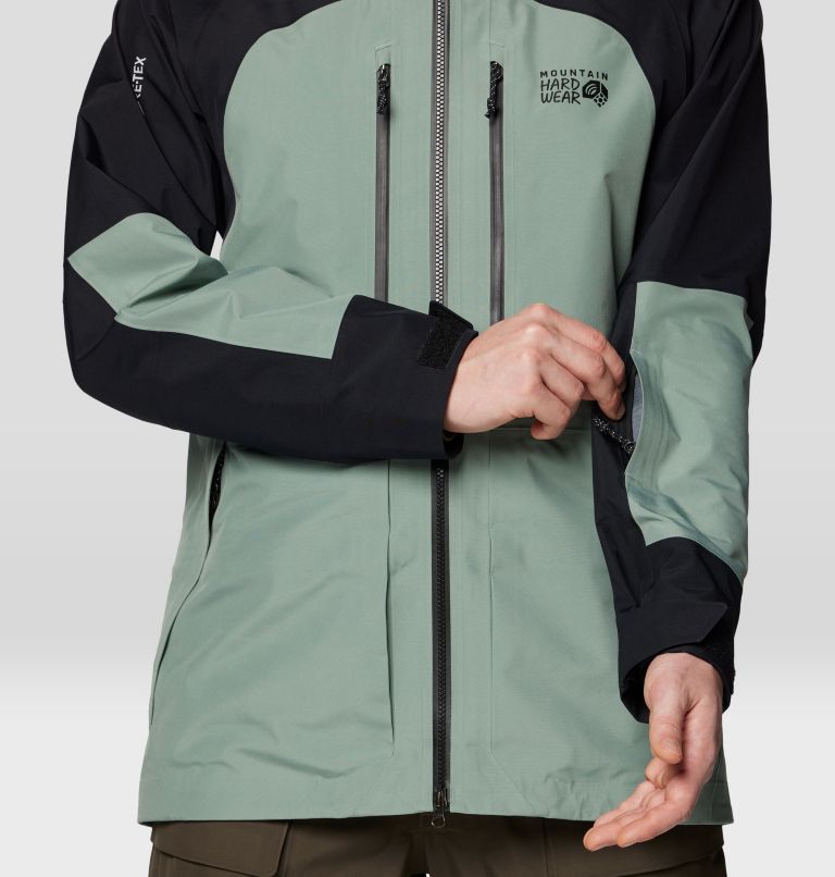 Men's Boundary Ridge GORE-TEX Jacket, Color: Wet Stone, Black, image 13