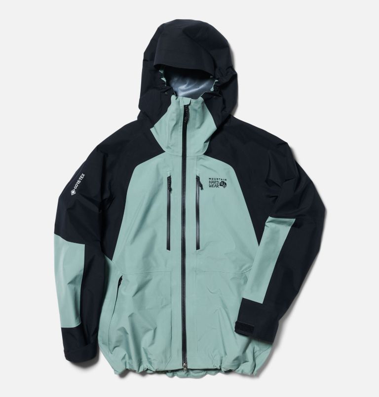 Men's Boundary Ridge GORE-TEX Jacket, Color: Wet Stone, Black, image 3