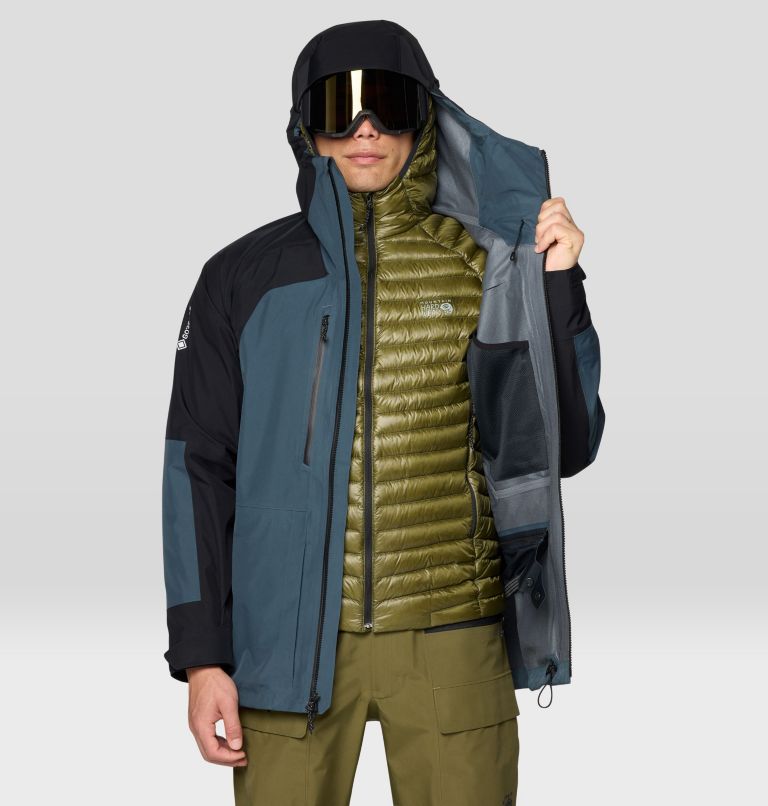 Men's Boundary Ridge GORE-TEX Jacket, Color: Moon Blue, Black, image 15