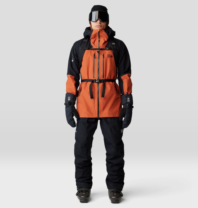 Mountain Hardwear Boundary Ridge GORE-TEX Jacket Men's, Raw Carnelian, Black / L Mountain Hardwear Boundary Ridge GORE-TEX Jacket Men's, Raw Carnelian, Black / L