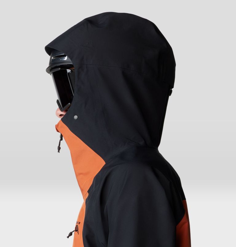 Men's Boundary Ridge GORE-TEX Jacket, Color: Raw Carnelian, Black, image 7