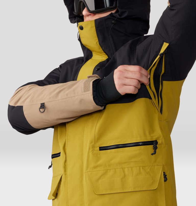 Manteau First Tracks Homme, Color: Dark Bolt, Trail Dust, image 8