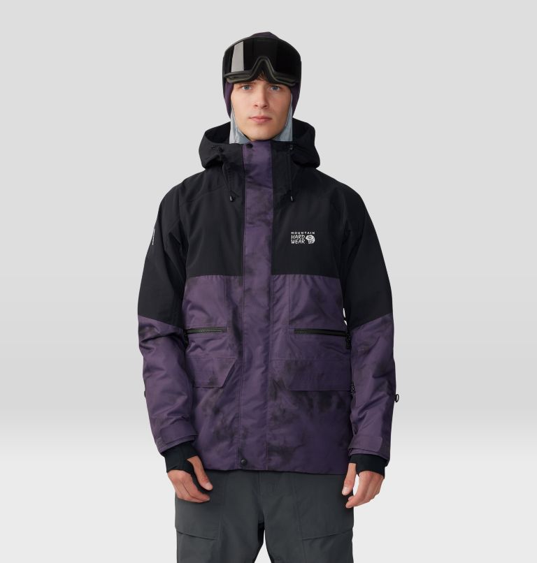 Manteau First Tracks Homme, Color: Blurple Ice Dye Print, image 12
