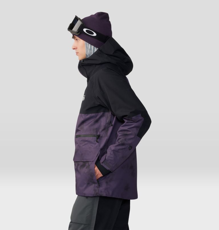 Manteau First Tracks Homme, Color: Blurple Ice Dye Print, image 3