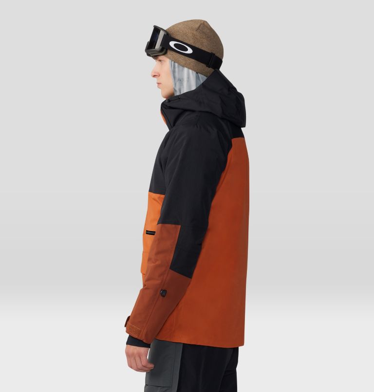 Men's First Tracks Jacket, Color: Raw Carnelian, Iron Oxide, image 3
