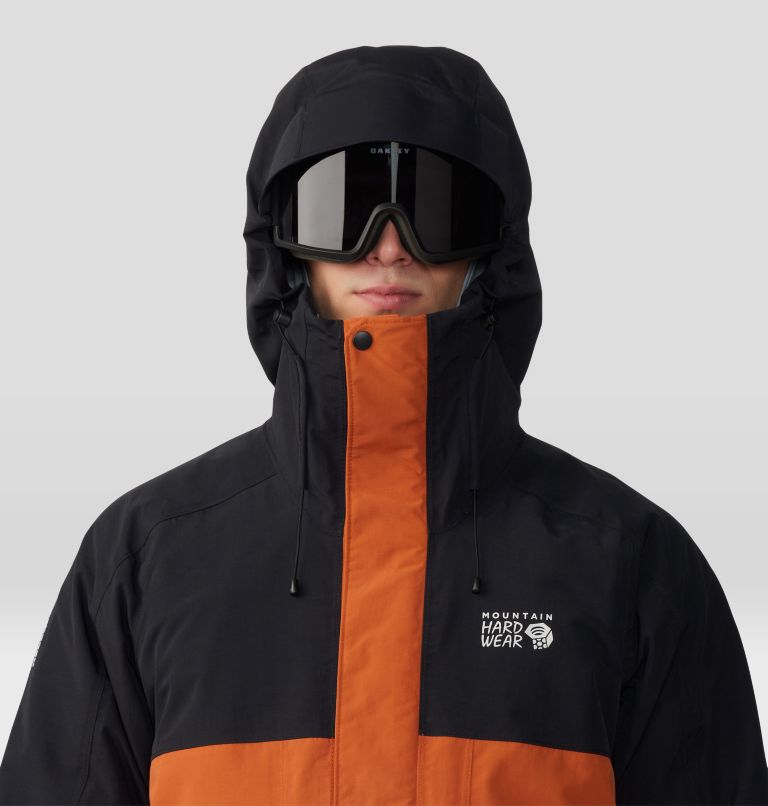 Thumbnail: Men's First Tracks Jacket, Color: Raw Carnelian, Iron Oxide, image 4