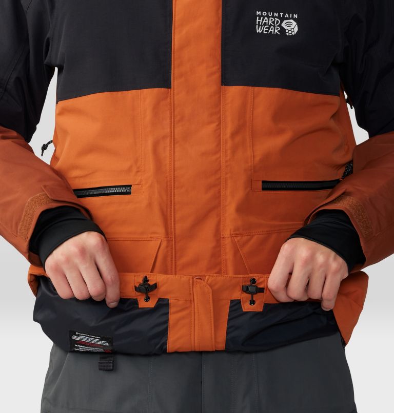 Thumbnail: Men's First Tracks Jacket, Color: Raw Carnelian, Iron Oxide, image 9