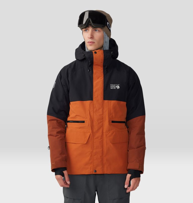 Thumbnail: Men's First Tracks Jacket, Color: Raw Carnelian, Iron Oxide, image 1