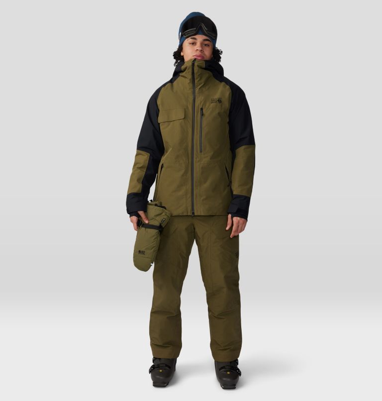 Men's Cloud Bank GORE-TEX Pant, Color: Combat Green, image 12