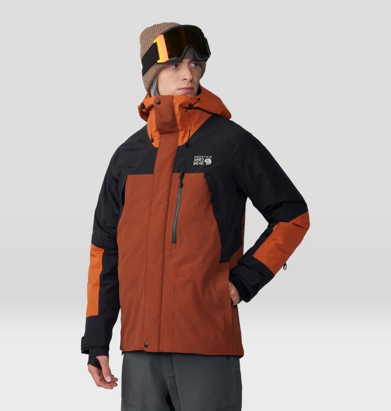 Thumbnail: Men's First Tracks Insulated Jacket, Color: Iron Oxide, Raw Carnilian, image 12