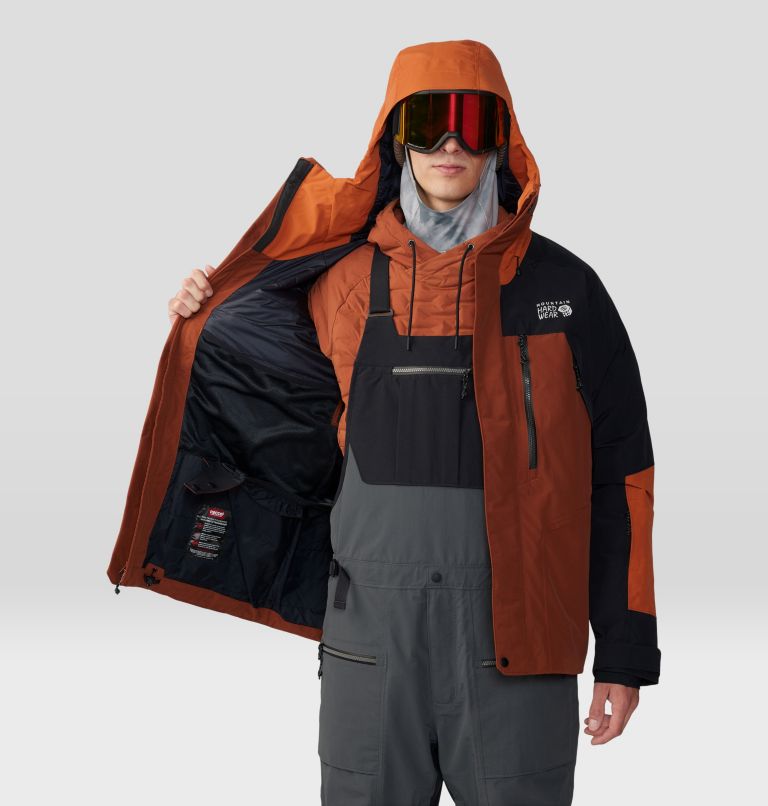 Thumbnail: Men's First Tracks Insulated Jacket, Color: Iron Oxide, Raw Carnilian, image 10