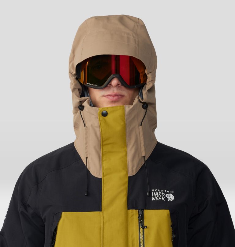 Thumbnail: Men's First Tracks Insulated Jacket, Color: Dark Bolt, Trail Dust, image 4