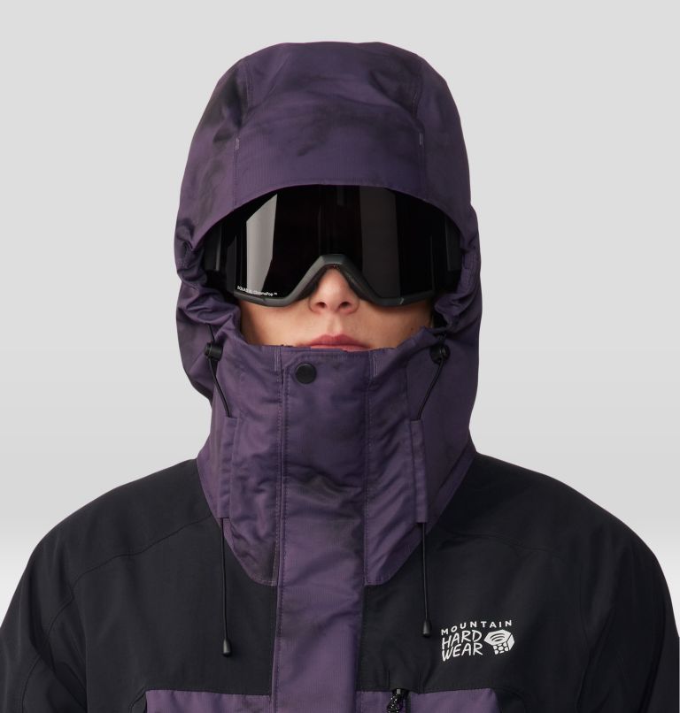 Thumbnail: Men's First Tracks Insulated Jacket, Color: Blurple Ice Dye Print, image 4