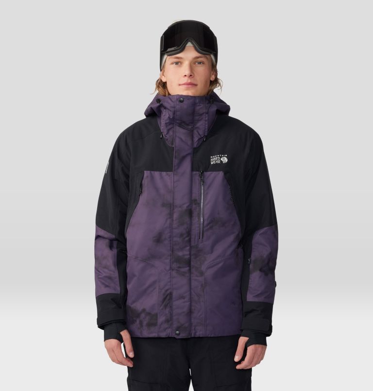 Thumbnail: Men's First Tracks Insulated Jacket, Color: Blurple Ice Dye Print, image 1