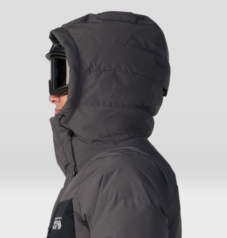 Thumbnail: Men's First Tracks Down Jacket, Color: Volcanic, image 6