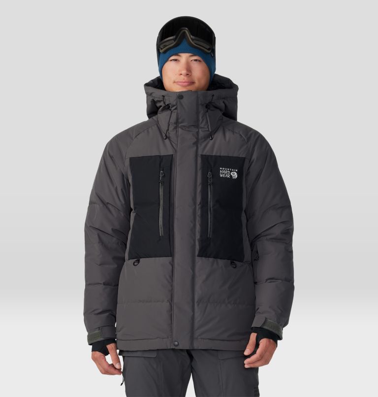 Thumbnail: Men's First Tracks Down Jacket, Color: Volcanic, image 1