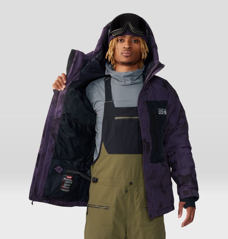 Down snowboard outlet jacket