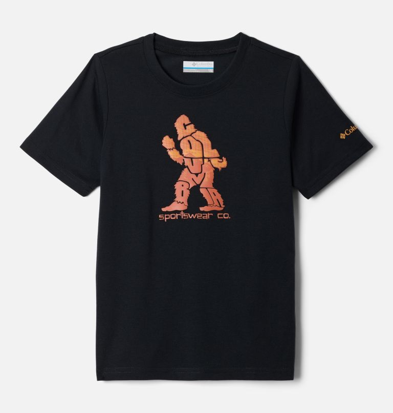 Boys' La Poudre Pass Short Sleeve T-Shirt, Color: Black, Living Legend, image 1