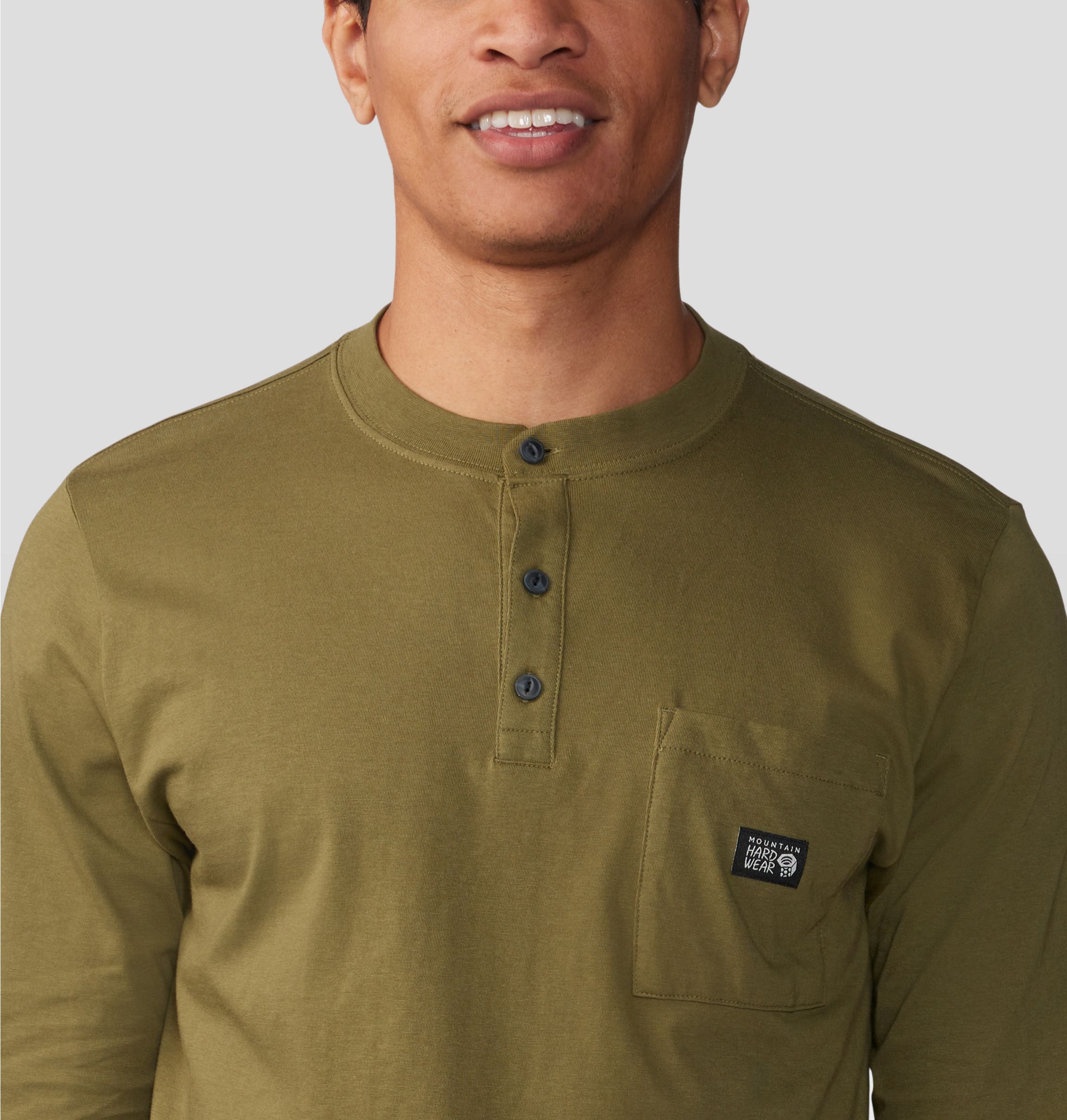 Men's Cotton Ridge™ Long Sleeve Henley