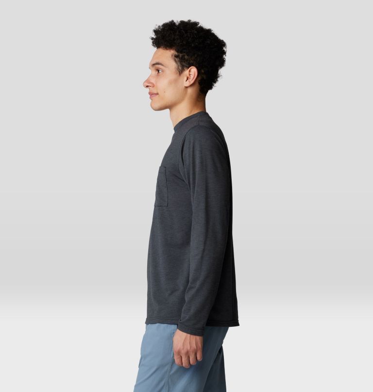 Men's Low Exposure Long Sleeve, Color: Black, image 3