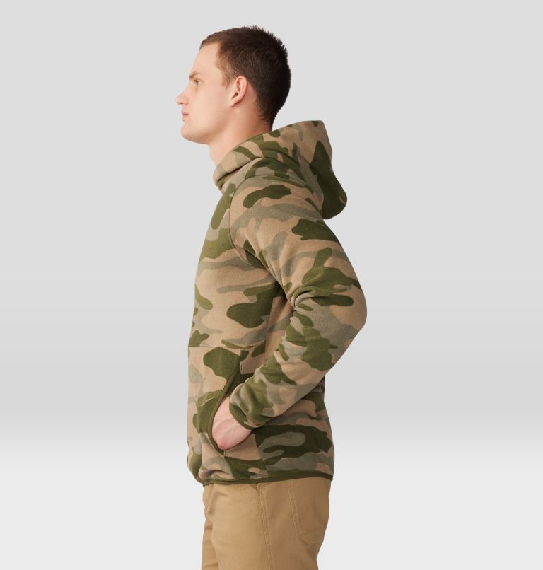 Thumbnail: Men's Microchill Hoody, Color: Trail Dust Trees Camo Print, image 3