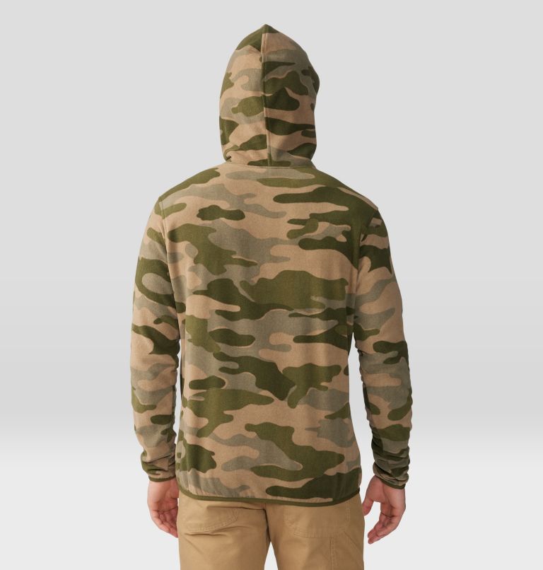Chandail à capuchon Microchill Homme, Color: Trail Dust Trees Camo Print, image 2