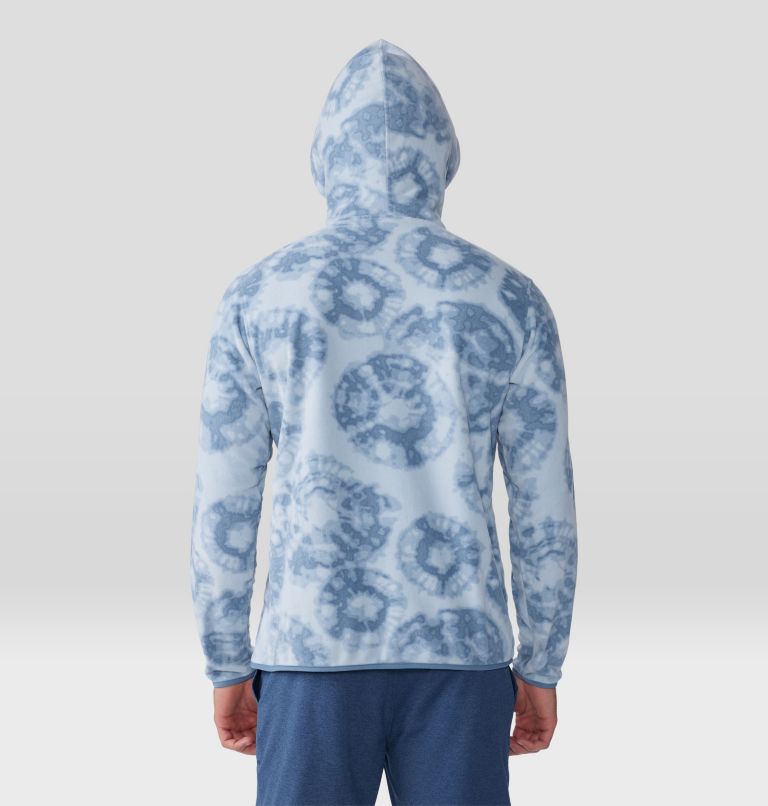 Men's Microchill Hoody, Color: Element Large Spore Dye Print, image 2