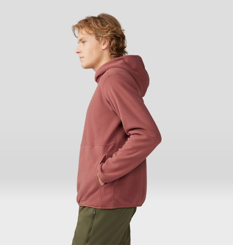 Thumbnail: Men's Microchill Hoody, Color: Clay Earth, image 3