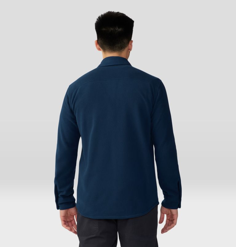 Men's Microchill Long Sleeve Shirt, Color: Hardwear Navy, image 2