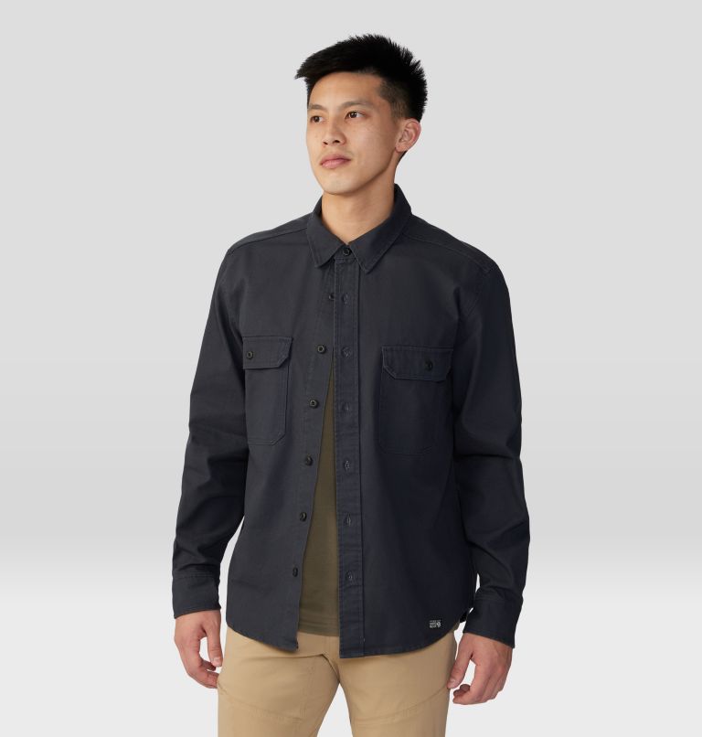 Men's Jackson Ridge Long Sleeve Shirt, Color: Dark Storm, image 6