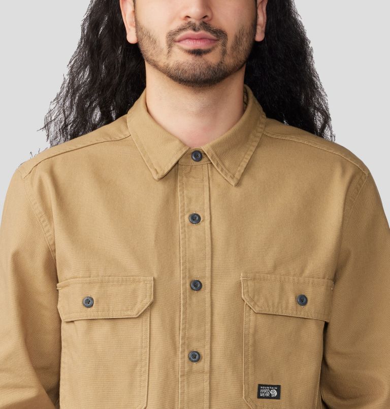 Men's Jackson Ridge Long Sleeve Shirt, Color: Sandstorm, image 4