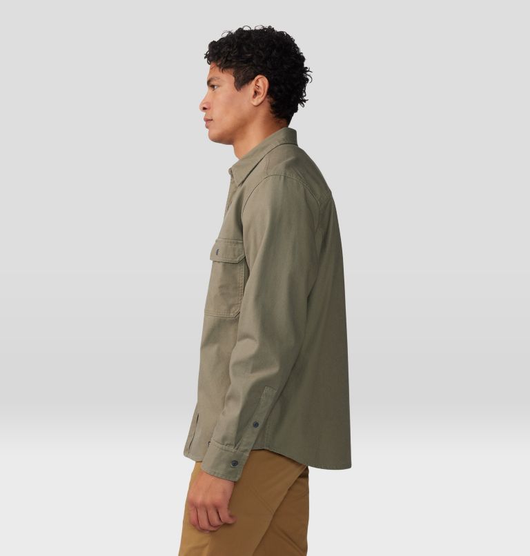 Thumbnail: Men's Jackson Ridge Long Sleeve Shirt, Color: Stone Green, image 3