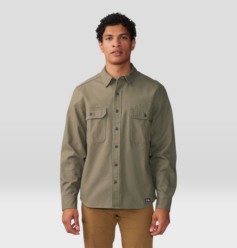 Men's Jackson Ridge Long Sleeve Shirt, Color: Stone Green, image 1