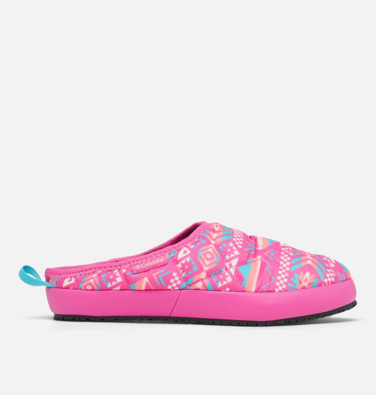 Big Kids' Omni-Heat Lazy Bend Camper Shoe, Color: Pink Ice, Geyser, image 1