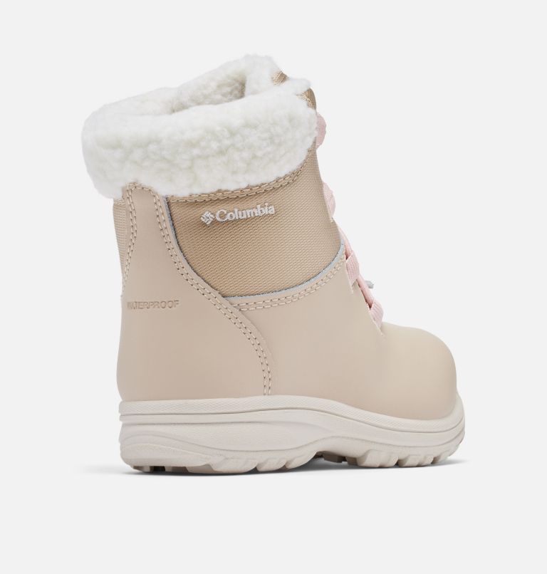 Little Kids' Moritza Boot, Color: Ancient Fossil, Dusty Pink, image 9