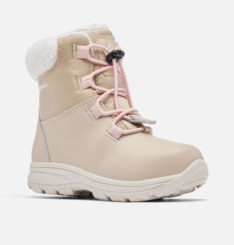 Thumbnail: Little Kids' Moritza Boot, Color: Ancient Fossil, Dusty Pink, image 2