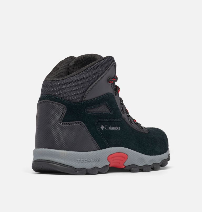 Thumbnail: Youth Newton Ridge Amped Hiking Boot, Color: Black, Mountain Red, image 9