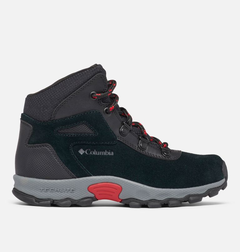 Thumbnail: Youth Newton Ridge Amped Hiking Boot, Color: Black, Mountain Red, image 1