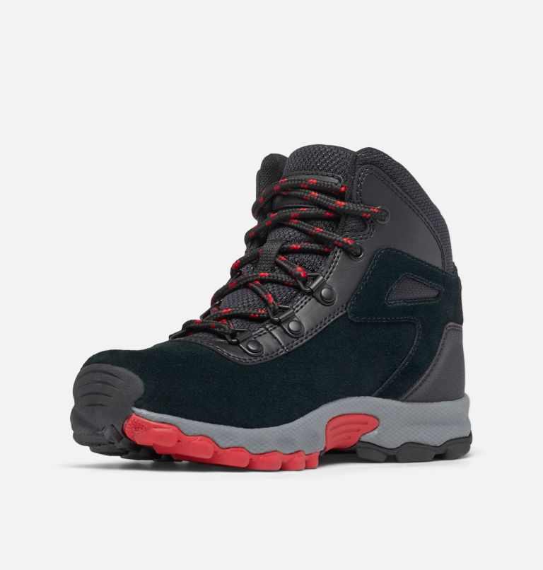 Thumbnail: Youth Newton Ridge Amped Hiking Boot, Color: Black, Mountain Red, image 6