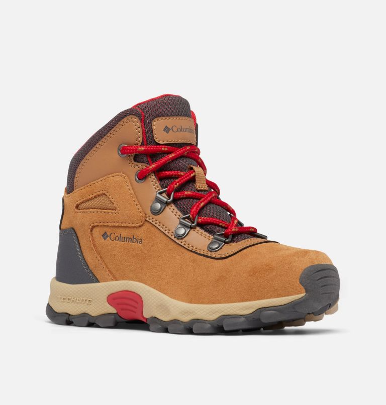 Big Kids' Newton Ridge Amped Boot, Color: Elk, Mountain Red, image 4