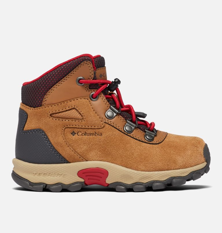 Big Kids' Newton Ridge Amped Boot, Color: Elk, Mountain Red, image 3