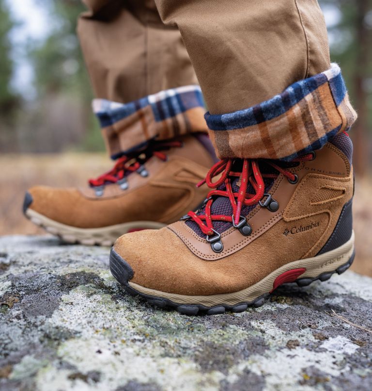 Big Kids' Newton Ridge Amped Boot, Color: Elk, Mountain Red, image 12