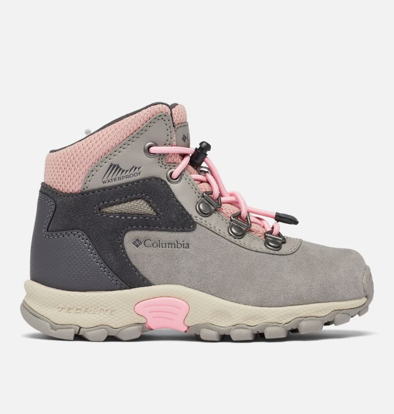 Botas de senderismo Newton Ridge Amped para niños, Color: Stratus, Pink Orchid, image 3