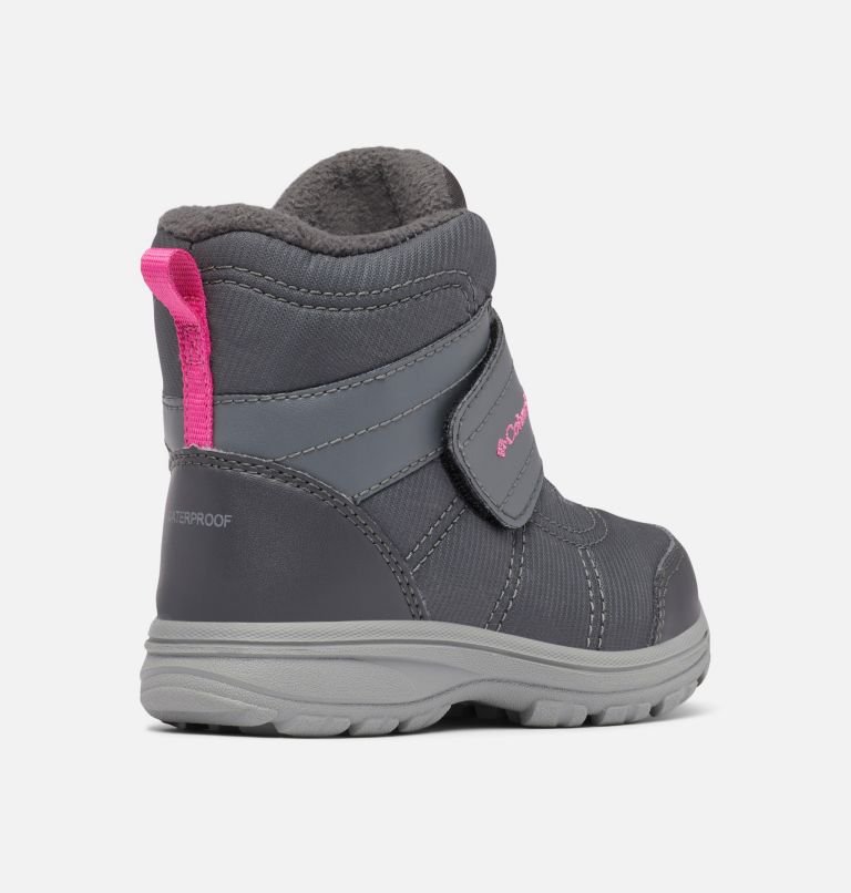 Thumbnail: Little Kids' Fairbanks Omni-Heat Boot, Color: Graphite, Pink Ice, image 9