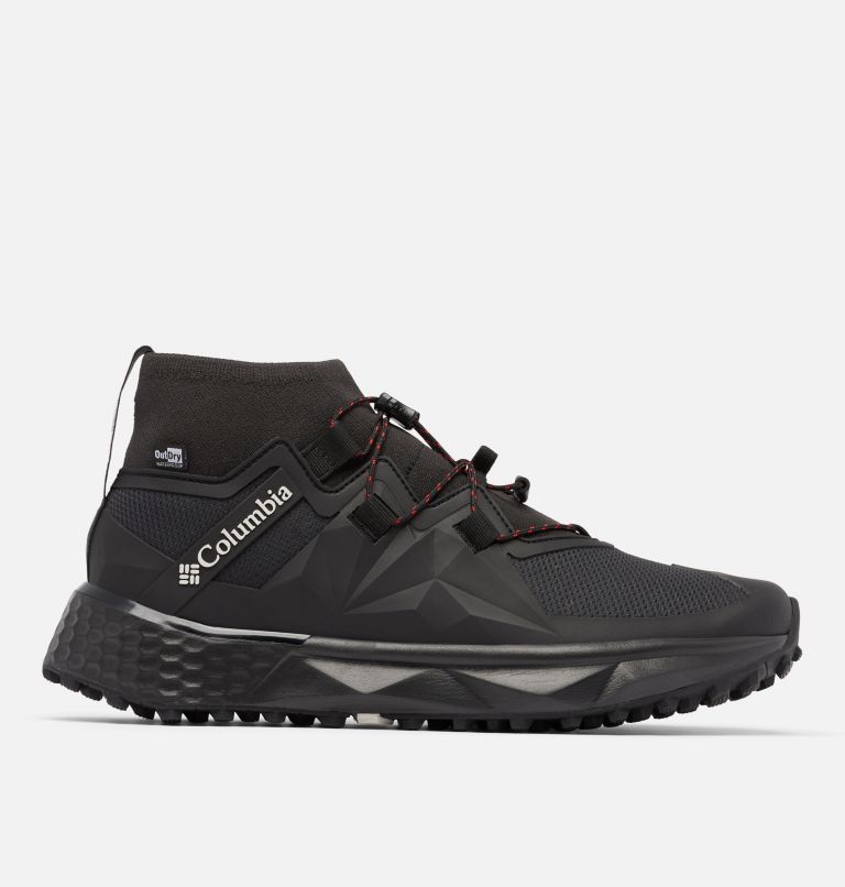Thumbnail: Men's Facet 75 Alpha Outdry Lightweight Waterproof Hiking Shoes, Color: Black, Cloud Grey, image 1