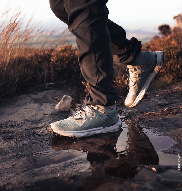 Men's Facet 75 Alpha Outdry Lightweight Waterproof Hiking Shoes, Color: Cypress, Black, image 14