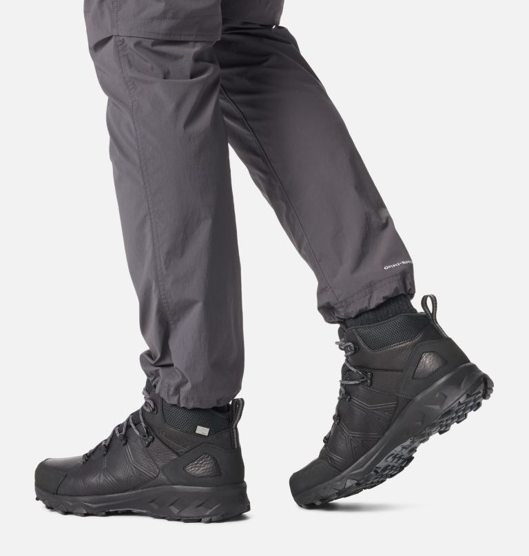 Chaussure de Randonnée en Cuir Imperméable Peakfreak II Mid Outdry Homme, Color: Black, Graphite, image 10