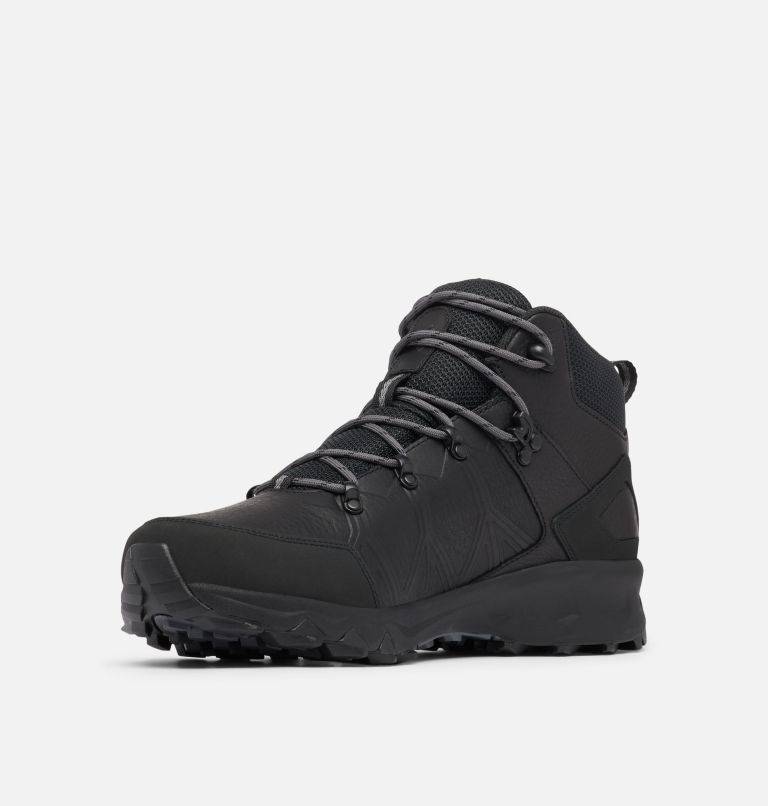 Men's Peakfreak II Mid OutDry Leather Shoe, Color: Black, Graphite, image 7