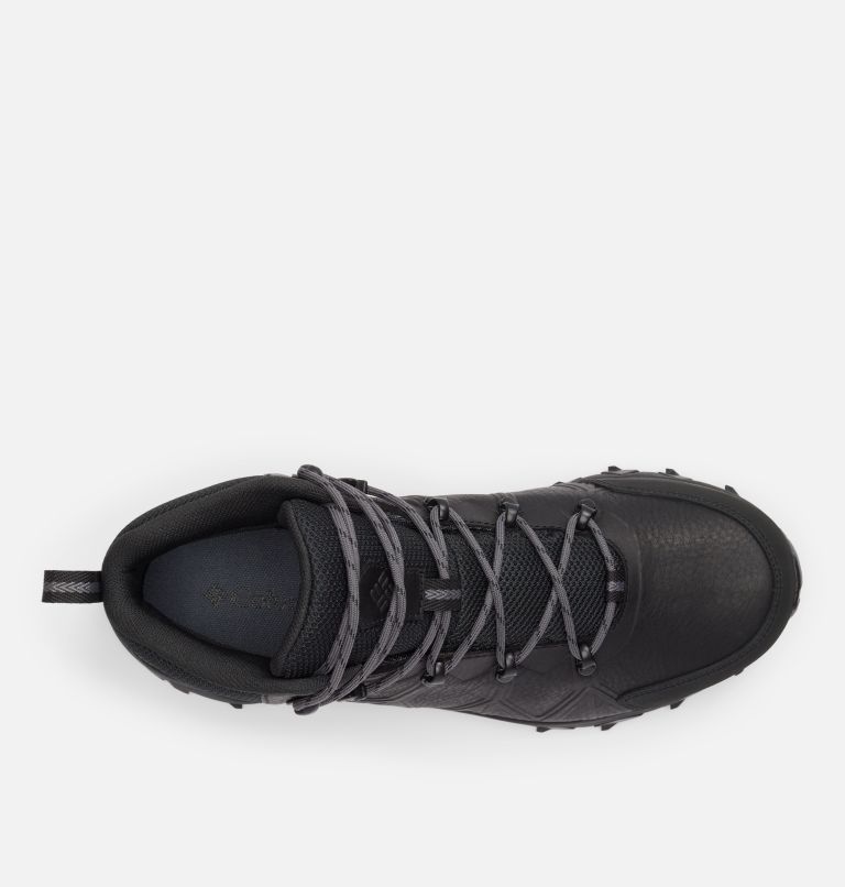 Thumbnail: Chaussure de Randonnée en Cuir Imperméable Peakfreak II Mid Outdry Homme, Color: Black, Graphite, image 3
